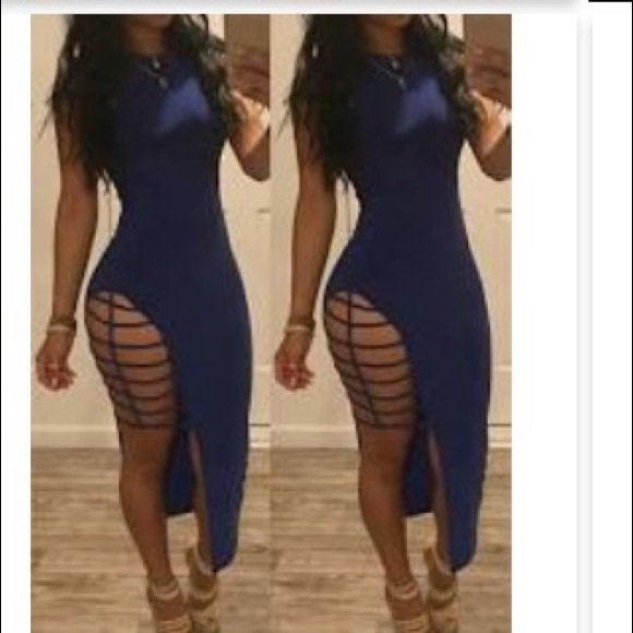 Dresses & Skirts - Navy Blue Body Con dress!! RED SOLD OUT!!